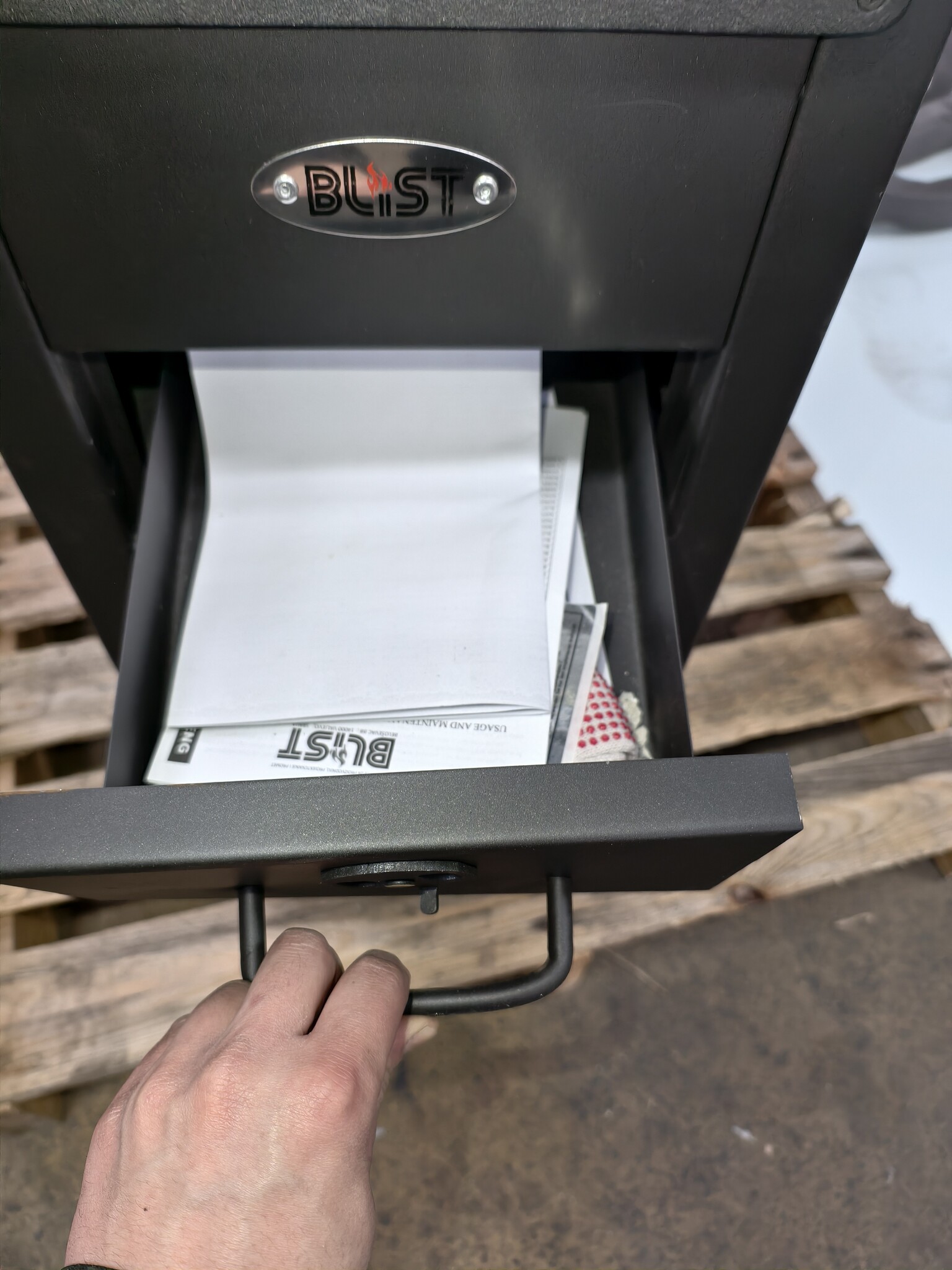 Houtkachel EKONOMIK LUX Antraciet/Beige 8,5kW - 40% Korting!