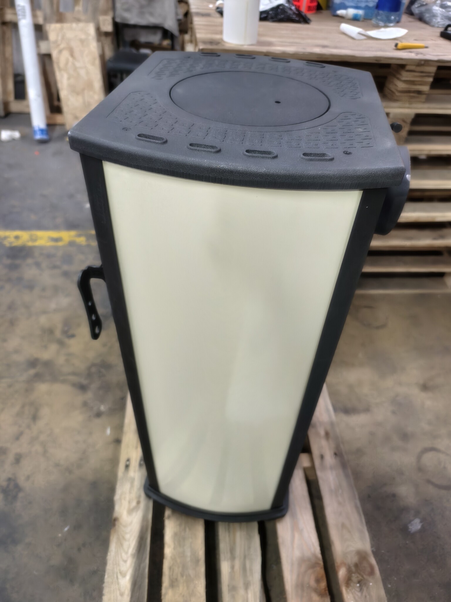 Houtkachel EKONOMIK LUX Antraciet/Beige 8,5kW - 40% Korting!