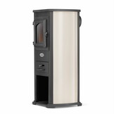 Houtkachel EKONOMIK LUX Antraciet/Beige 8,5kW - 40% Korting!