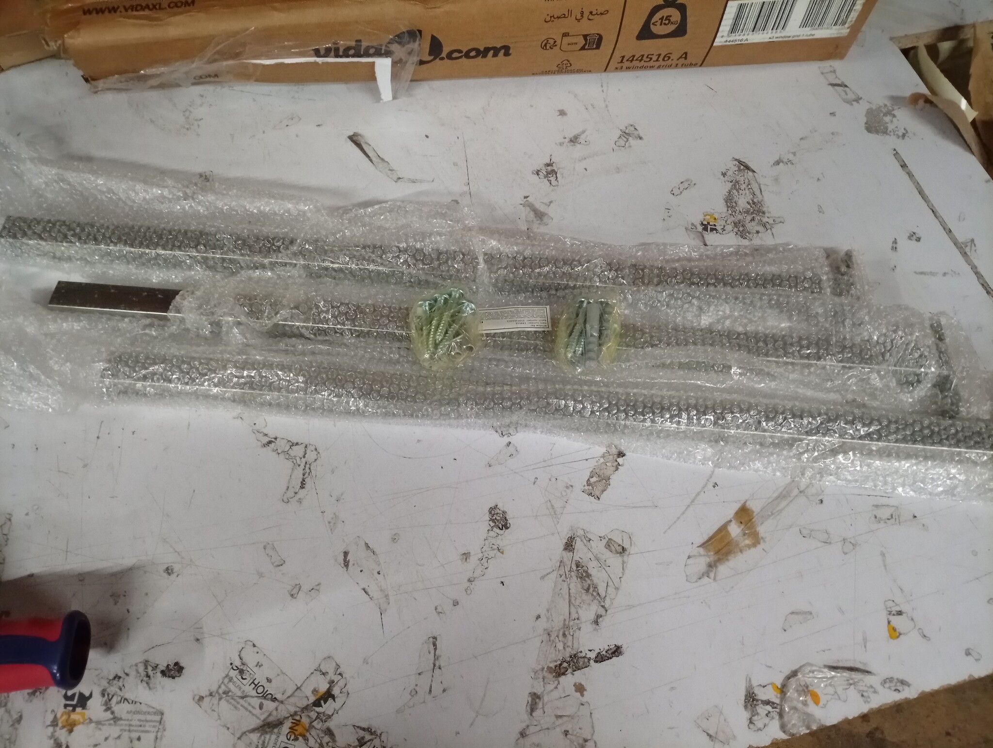 vidaXL Barrièrestangen (3 st) 710-1200mm - 55% KORTING!