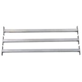 vidaXL Barrièrestangen (3 st) 710-1200mm - 55% KORTING!