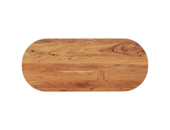 VidaXL Ovaal Tafelblad Massief Acaciahout 120x50x2,5cm - 40% Korting!