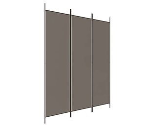 VidaXL Kamerscherm 3-Paneel 150x200cm Stof Antraciet - 40% Korting!