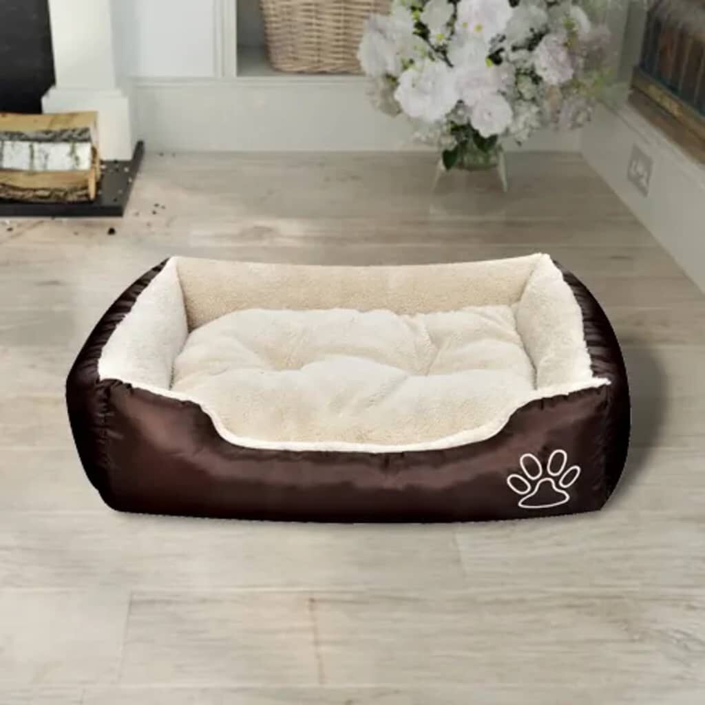 VidaXL Hondenbed XXL Bruin/Beige - 35% Korting! Ongebruikt