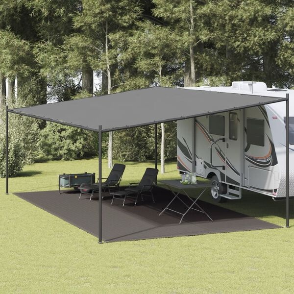 VidaXL Tenttapijt 400x600cm Antraciet - 40% Korting! Perfect voor Camping & Tuin