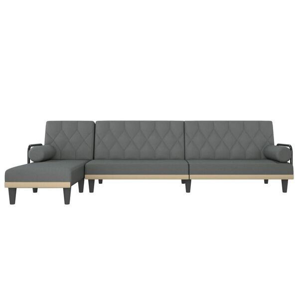 vidaXL Chaise longue donkergrijs - 84% KORTING! | Nog 1 op voorraad!