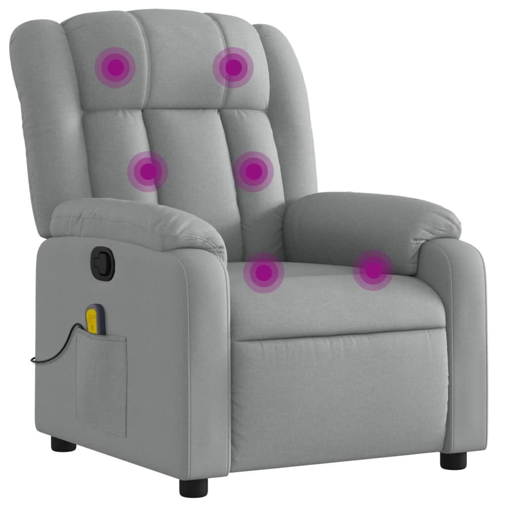 Luxe Massagestoel Lichtgrijs - 55% Korting! Geretourneerd Product