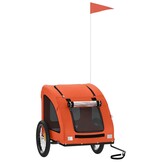 VidaXL Hondenfietstrailer Oxford Oranje - 35% Korting! Ongebruikt!