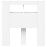 vidaXL Hoofdeinde met LED - Bewerkt Hout (35% Korting!)