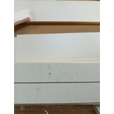 Peuterbed MAX 160x80 | Wit | Met lade & uitvalbeveiliging | -40%