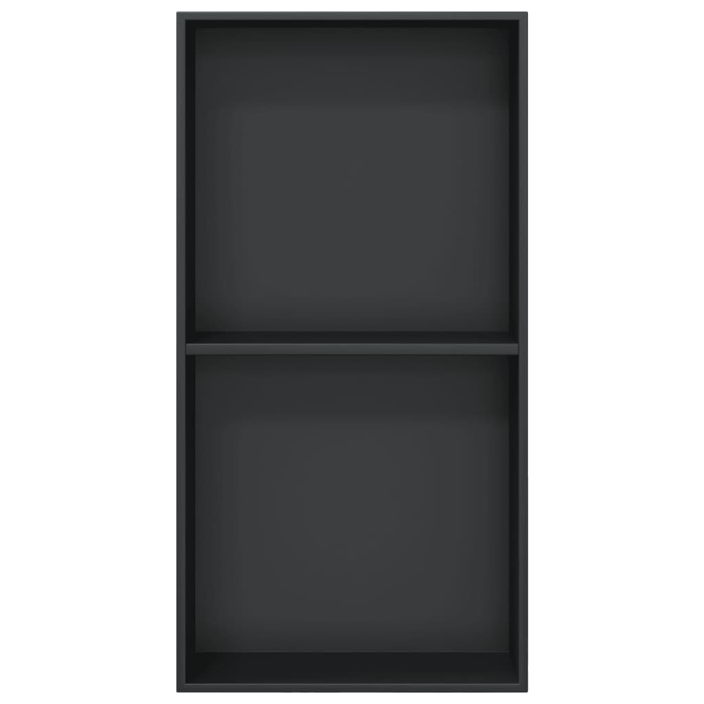 vidaXL Douchenis Matzwart RVS 32x62x9 cm - 55% Korting!