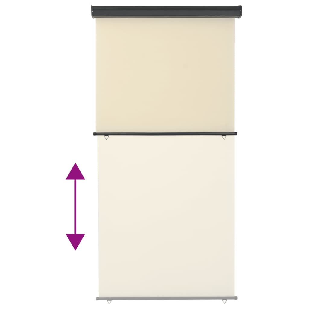 VidaXL Balkonscherm 122x250 cm Crème - 46% Korting!