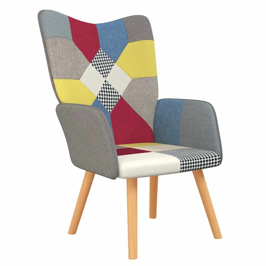 VidaXL Relaxstoel Patchwork Stof - 51% Korting! Perfecte Staat