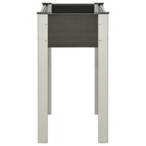 vidaXL Verhoogde Plantenbak 75x40x75 cm Grijs - 46% Korting!