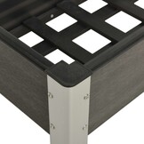 vidaXL Verhoogde Plantenbak 75x40x75 cm Grijs - 46% Korting!