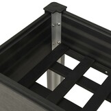 vidaXL Verhoogde Plantenbak 75x40x75 cm Grijs - 46% Korting!