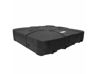 VidaXL Hangende Parasolbasis Set (2 stuks) Zwart - 56% KORTING! Nu 1 op voorraad!