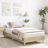 VidaXL Bedframe 90x190 Sonoma Eiken - 40% Korting! (Geretourneerd)