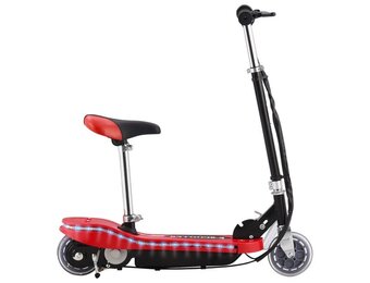 VidaXL Kinderstep met Zadel & LED | 120W | Rood | 55% Korting!