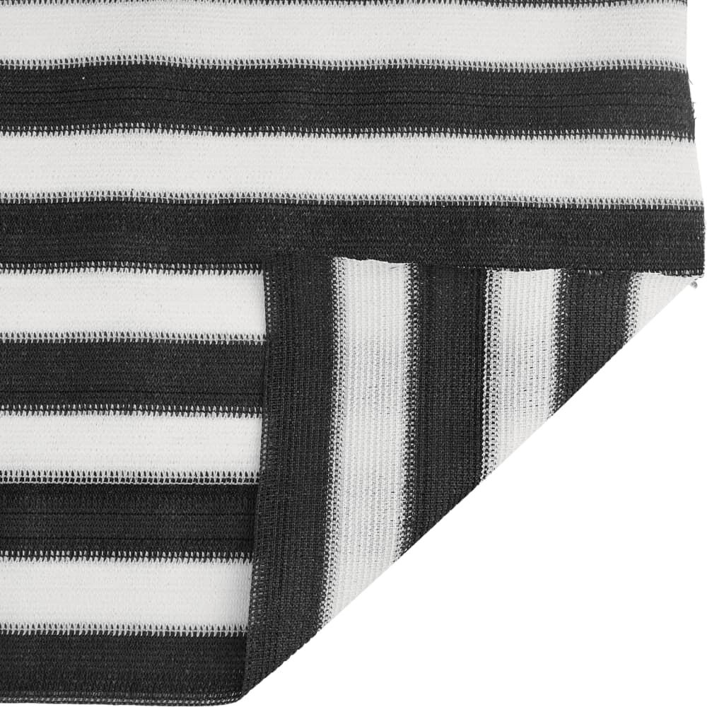 vidaXL Privacynet 150 g/m² 1,8x25 m HDPE antracietkleurig en wit