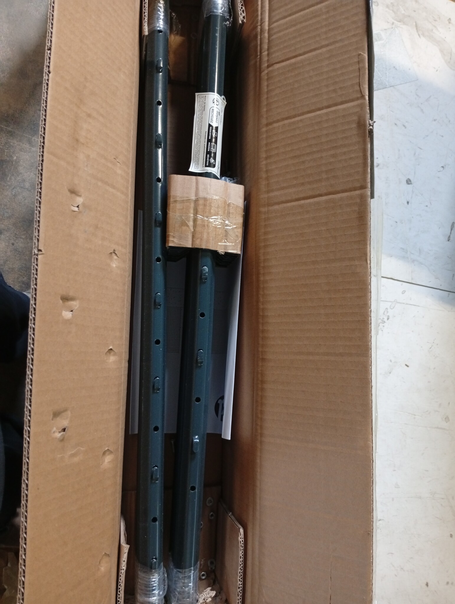 VidaXL Hekpalen 22 Stuks Grijs Staal 100 cm - 80% Korting!