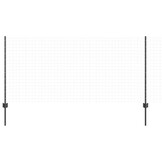 VidaXL Hekpalen 22 Stuks Grijs Staal 100 cm - 80% Korting!