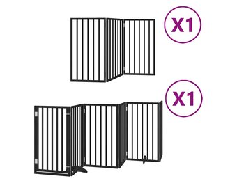 VidaXL Hondenhek Inklapbaar 300cm Zwart - 60% Korting!