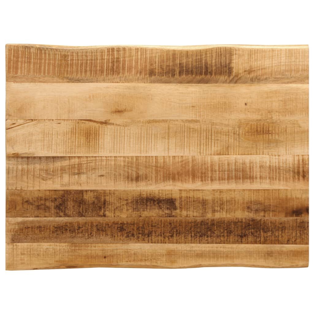 40% KORTING: VidaXL Tafelblad Massief Mangohout (80x60cm) Natuurlijke Rand - Als Nieuw!