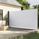vidaXL Uittrekbaar Windscherm 200x600 cm Wit - 40% Korting!