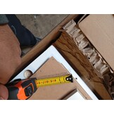 VidaXL Dressoir 60x30x70 cm - Bewerkte Hout, Wit | 60% Korting!