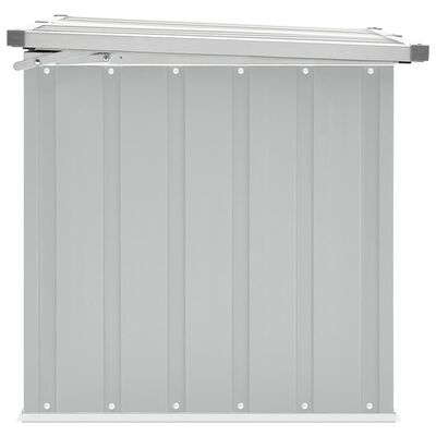 VidaXL Tuinbox 129x67x65cm Grijs - 60% Korting | Lichte Deuk