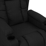 vidaXL Fauteuil Verstelbaar Stof Zwart - 35% Korting! Ongebruikt!