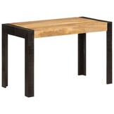 VidaXL Eettafel Massief Mangohout - 120x60x76 cm - 40% Korting!
