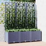 VidaXL Plantenbak met Latwerk 120cm - 55% Korting! Nu Uniek!