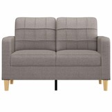 VidaXL Tweezitsbank Taupe - 120cm - 40% Korting!