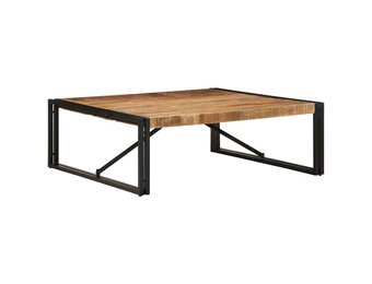 VidaXL Salontafel Massief Mangohout 100x100cm - 40% Korting!