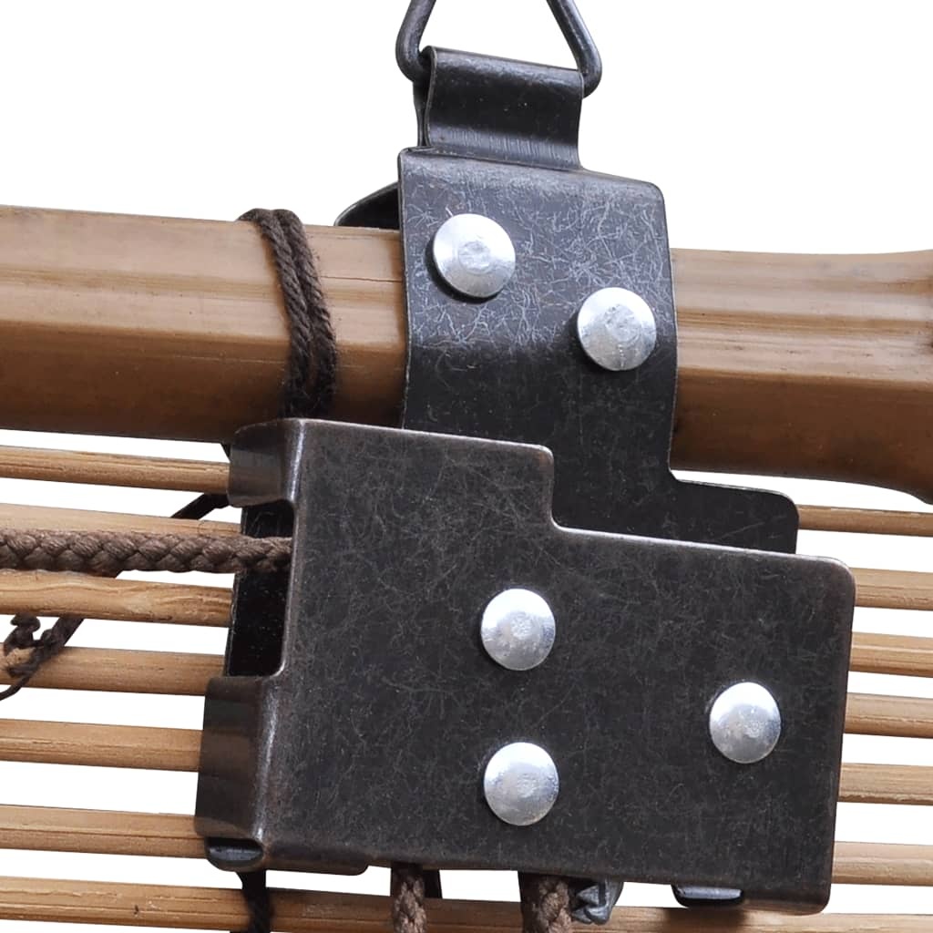 vidaXL Rolgordijn 140x160 cm bamboe bruin