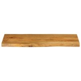 vidaXL Tafelblad met natuurlijke rand 90x40x3,8 cm massief mangohout