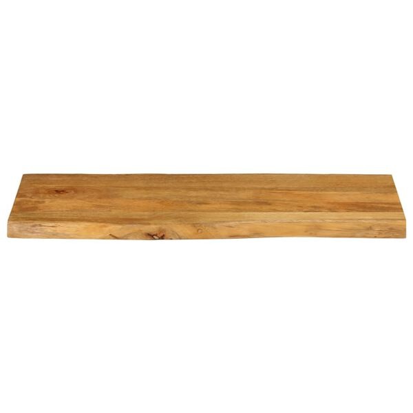 vidaXL Tafelblad met natuurlijke rand 90x40x3,8 cm massief mangohout