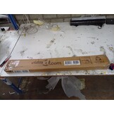 vidaXL Kamerscherm met 3 panelen 150x180 cm wit