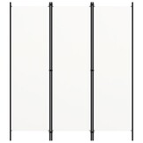 vidaXL Kamerscherm met 3 panelen 150x180 cm wit