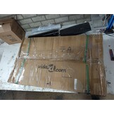 vidaXL Wastafelblad 200x60x(2-6) cm behandeld massief hout lichtbruin