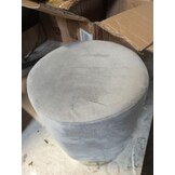 vidaXL Kruk fluweel abrikoos- en goudkleurig