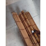 vidaXL Bamboe Rolgordijn 120x220cm Bruin - Nu met 55% Korting!