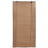 vidaXL Bamboe Rolgordijn 120x220cm Bruin - Nu met 55% Korting!