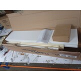 vidaXL Bedframe zonder matras massief grenenhout wit 75x190 cm