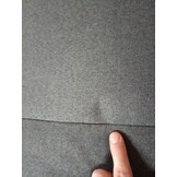 vidaXL Boxspring stof donkergrijs 180x200 cm