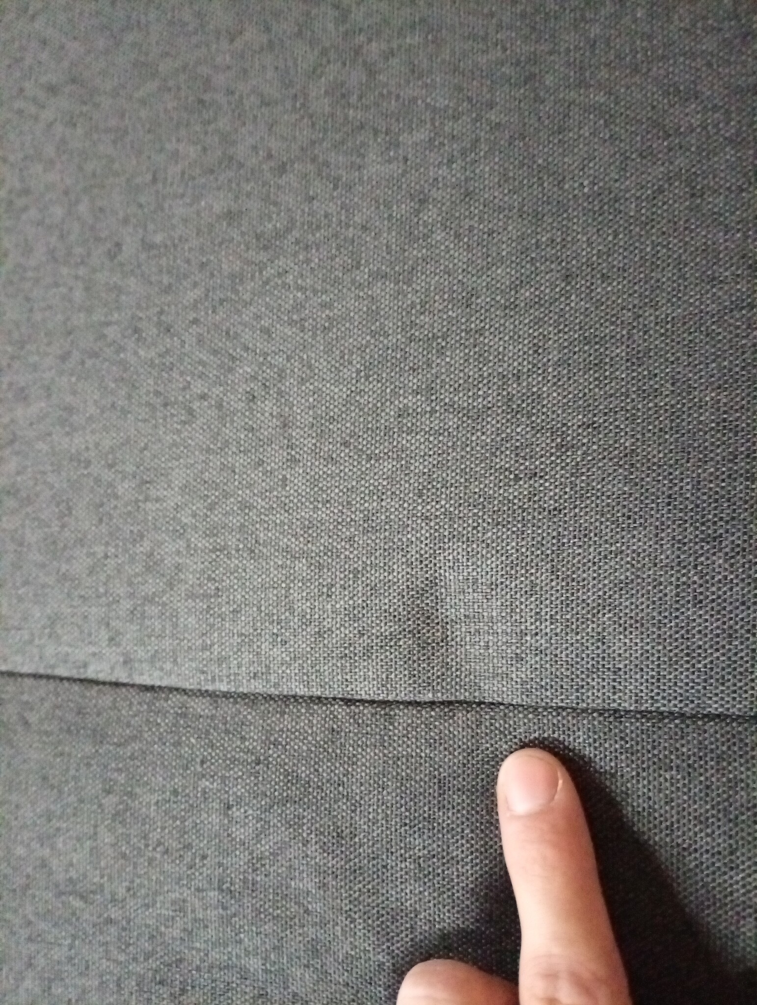 vidaXL Boxspring stof donkergrijs 180x200 cm