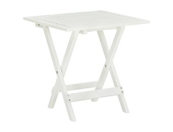 vidaXL Bistrotafel 46x46x47 cm massief acaciahout wit