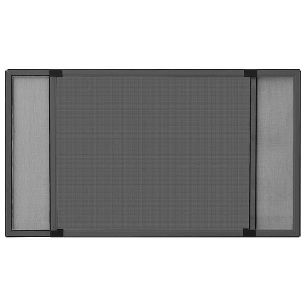 vidaXL Uitschuifbare Raamhor (75-143)x50 cm Antraciet - 46% Korting!